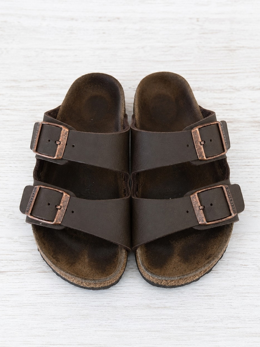 Birkenstock Arizona Kids EU 28 Brown Strap Sandals Buckle Shoes